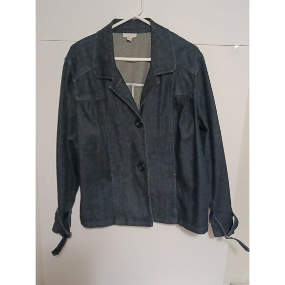 Charter Club Jackets & Blazers - Women's X-Large Charter Club Long Sleeve Denim Jean Jacket